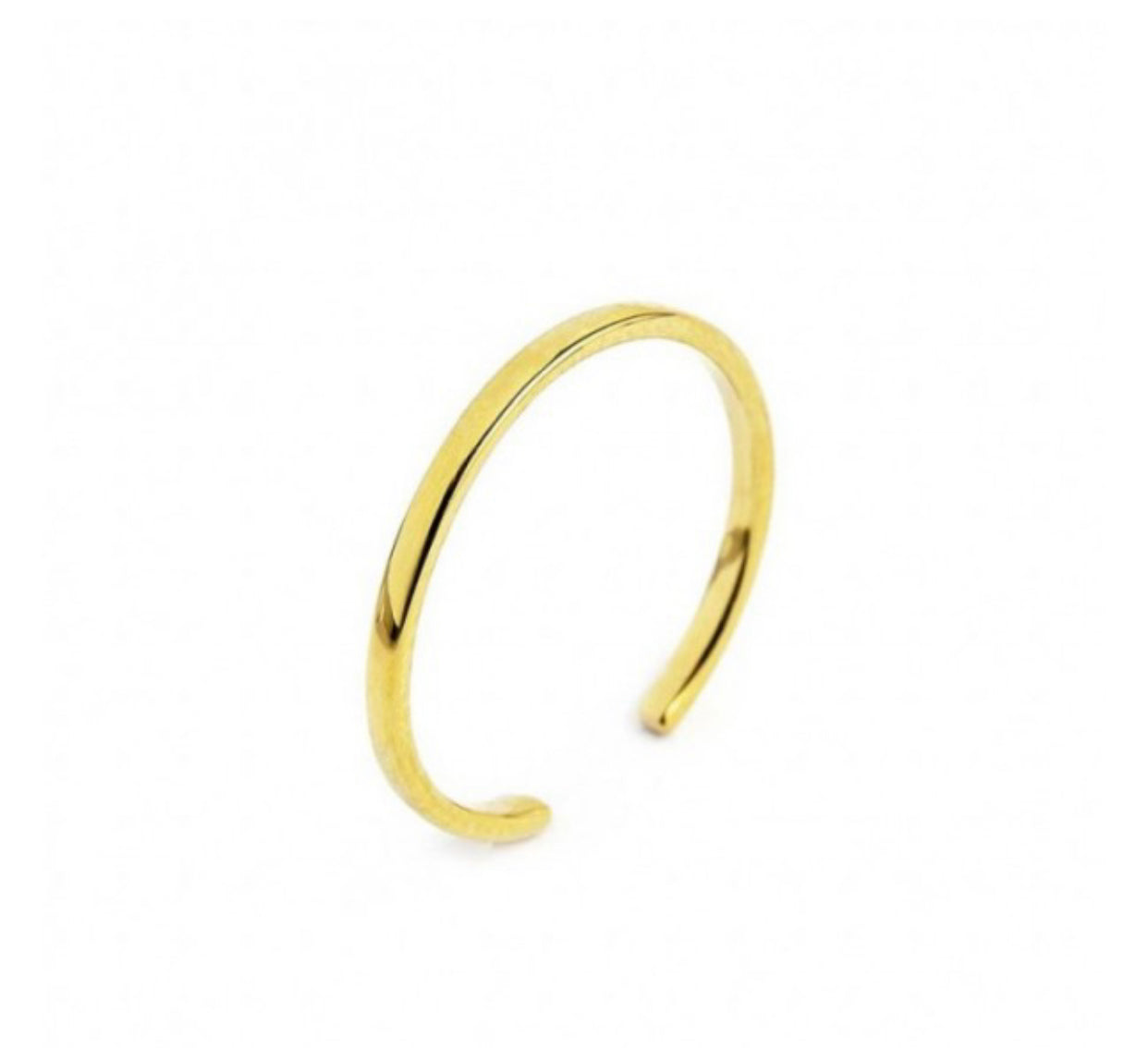ANELLO DONNA MARLÙ FALANGE SEZIONE RETTANGOLARE PVD ORO