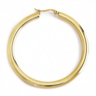 MONO ORECCHINO MARLÙ PVD ORO CERCHIO DIAMETRO 6CM