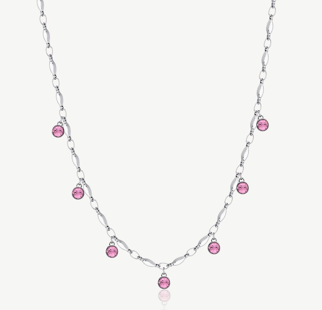 Collana Brosway Symphonia Argento e Rosa