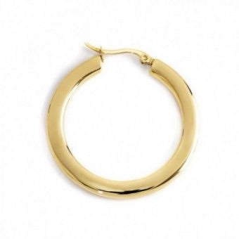 MONO ORECCHINO MARLÙ PVD ORO CERCHIO DIAMETRO 4CM