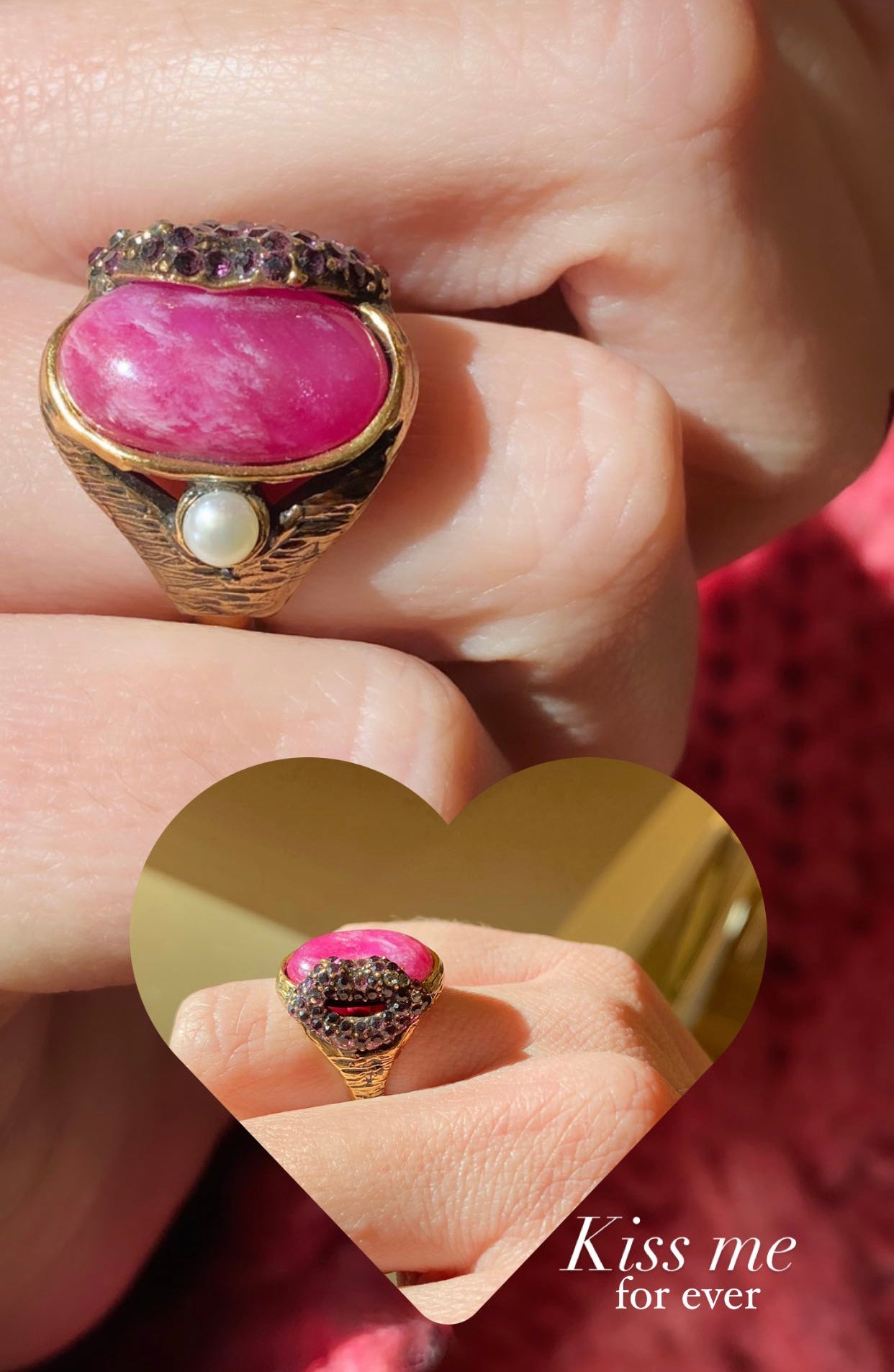 Anello Alcozer Kiss unic