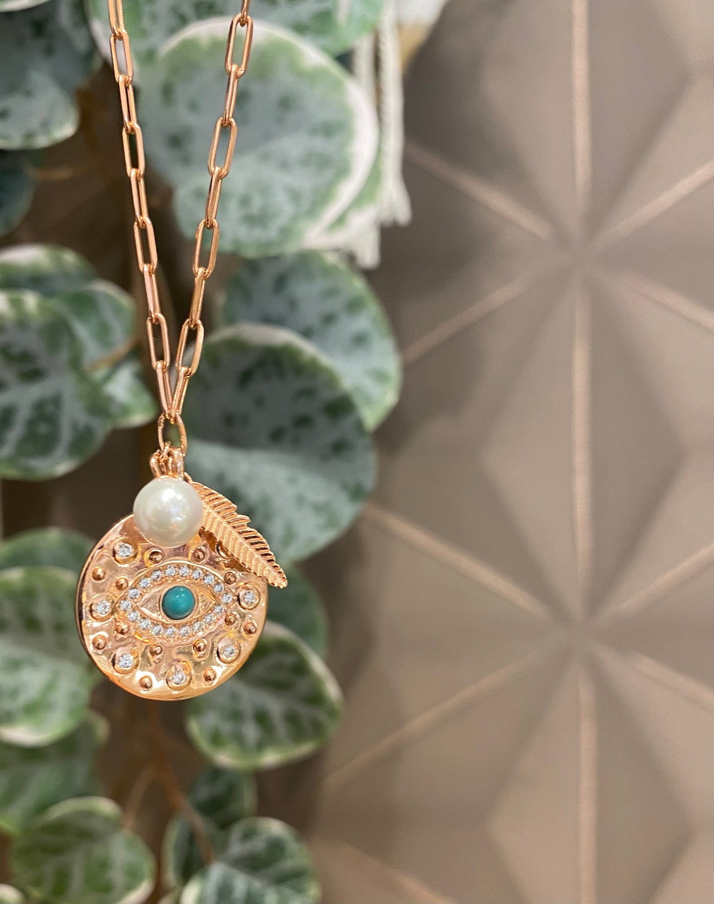 Collana Rocce occhio turchese