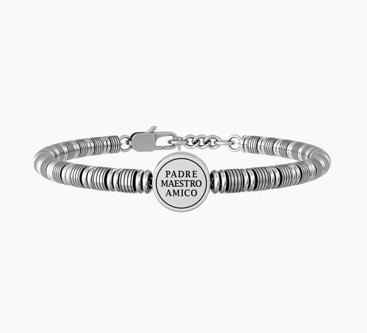 Bracciale Kidult uomo "Padre Maestro Amico"