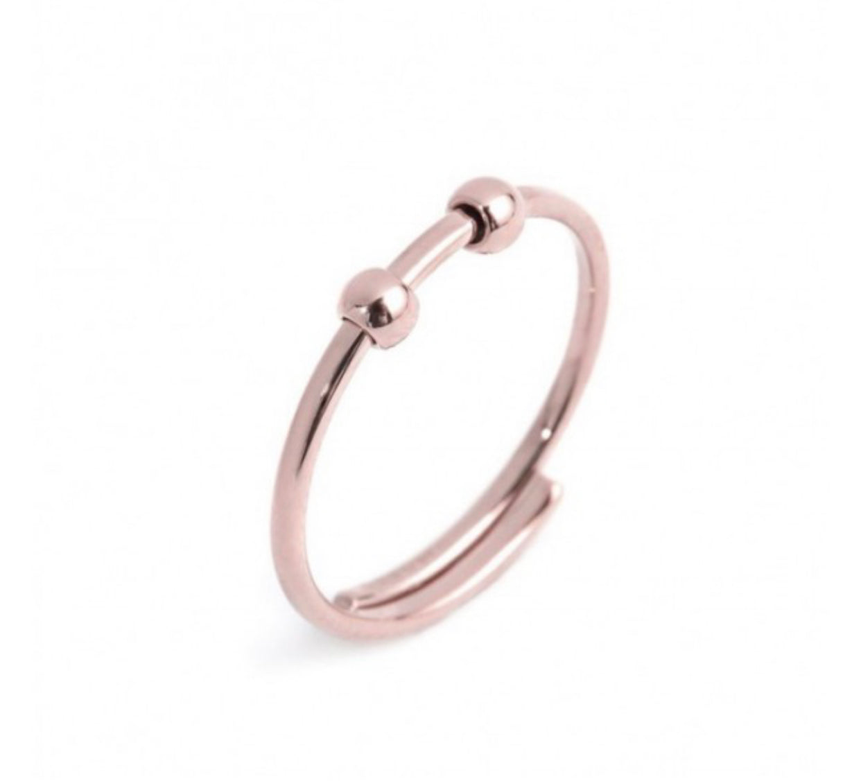 ANELLO DONNA MARLÙ CON SFERE ACCIAIO