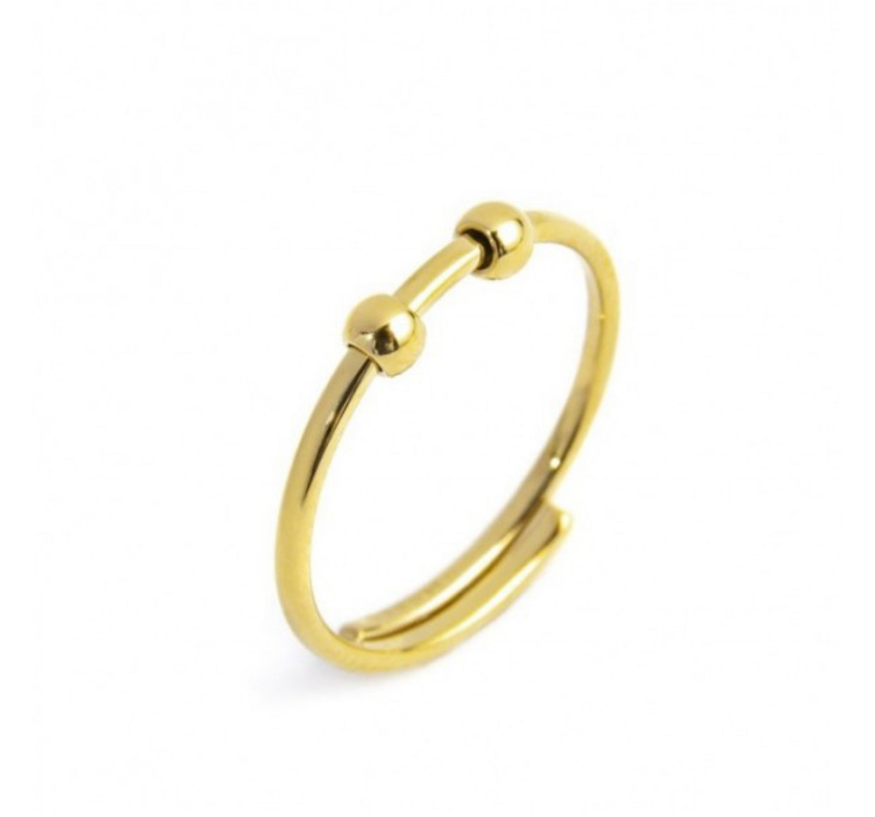 ANELLO DONNA MARLÙ CON SFERE ACCIAIO