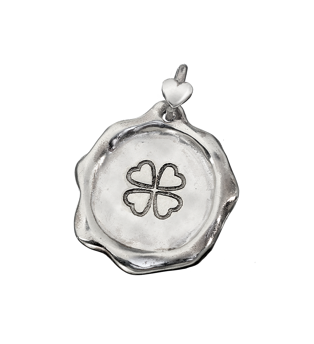 Charm Dodo Mariani - sigillo quadrifoglio-