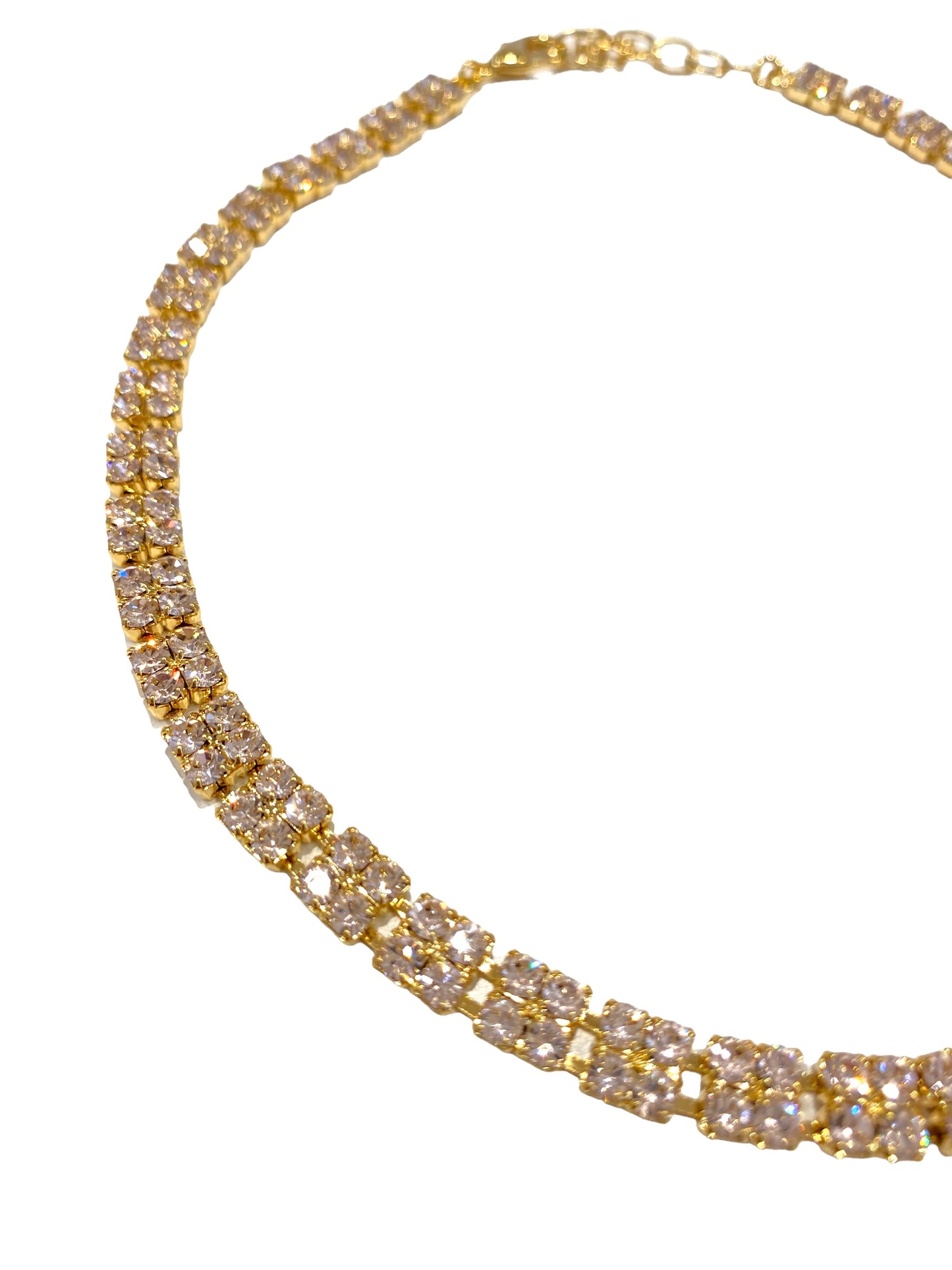 Collana donna Diamond accessori “scacchi” golden