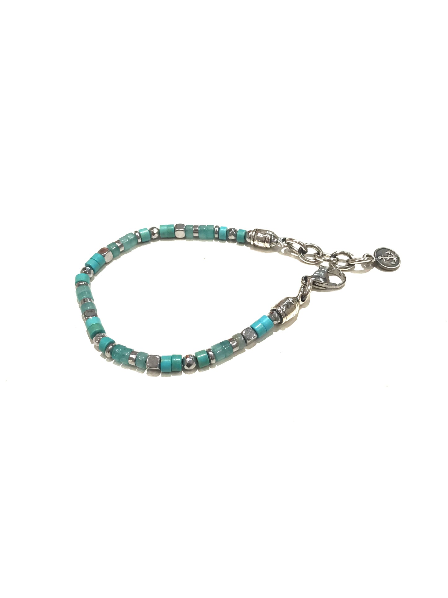 Bracciale Portonovo donna Ematite e Turchese