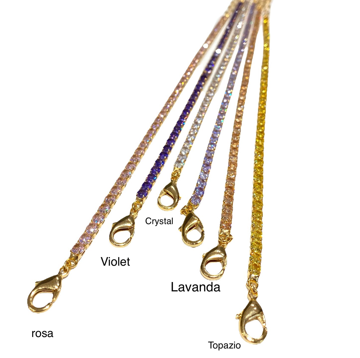 Cavigliera Diamond accessori zirconia Small