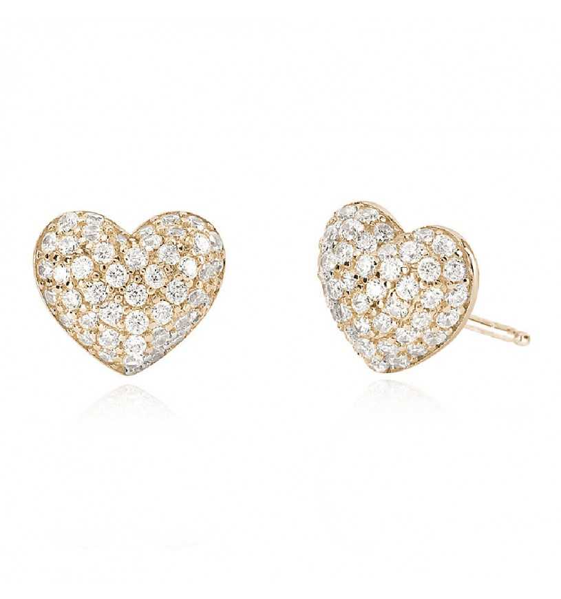 Orecchini Mabina donna Cuore pavè