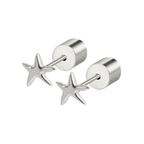 ORECCHINI STELLA MARINA ACCIAIO