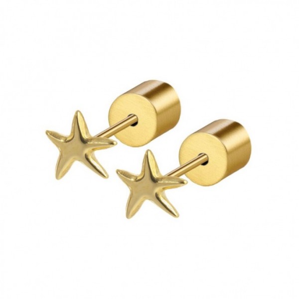 ORECCHINI STELLA MARINA PVD ORO