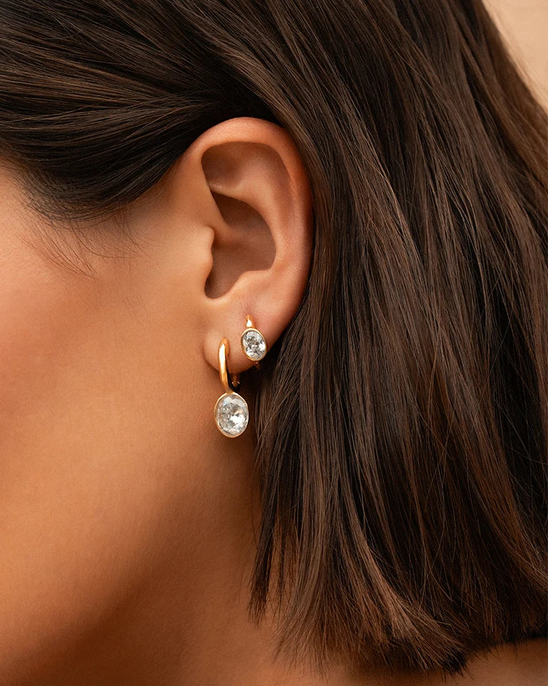 Orecchini Rue des Mille Alma Oval drop