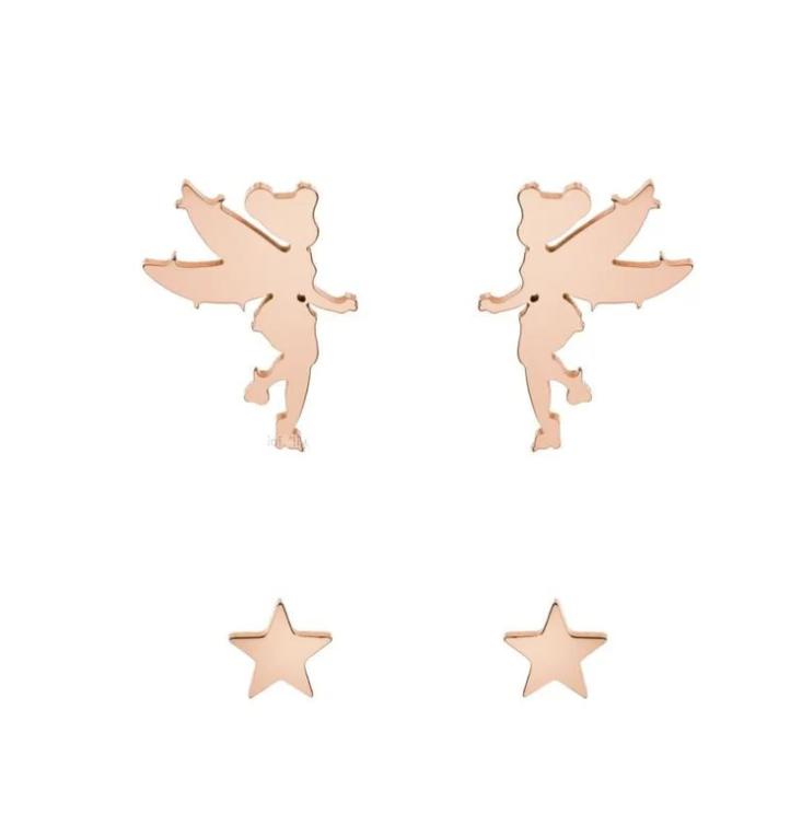 Orecchini a lobo bimba Disney Trilly e stelle