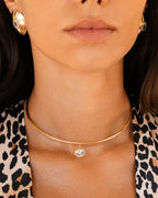 Collana Rue des Mille Alma Girocollo rigido oval cut