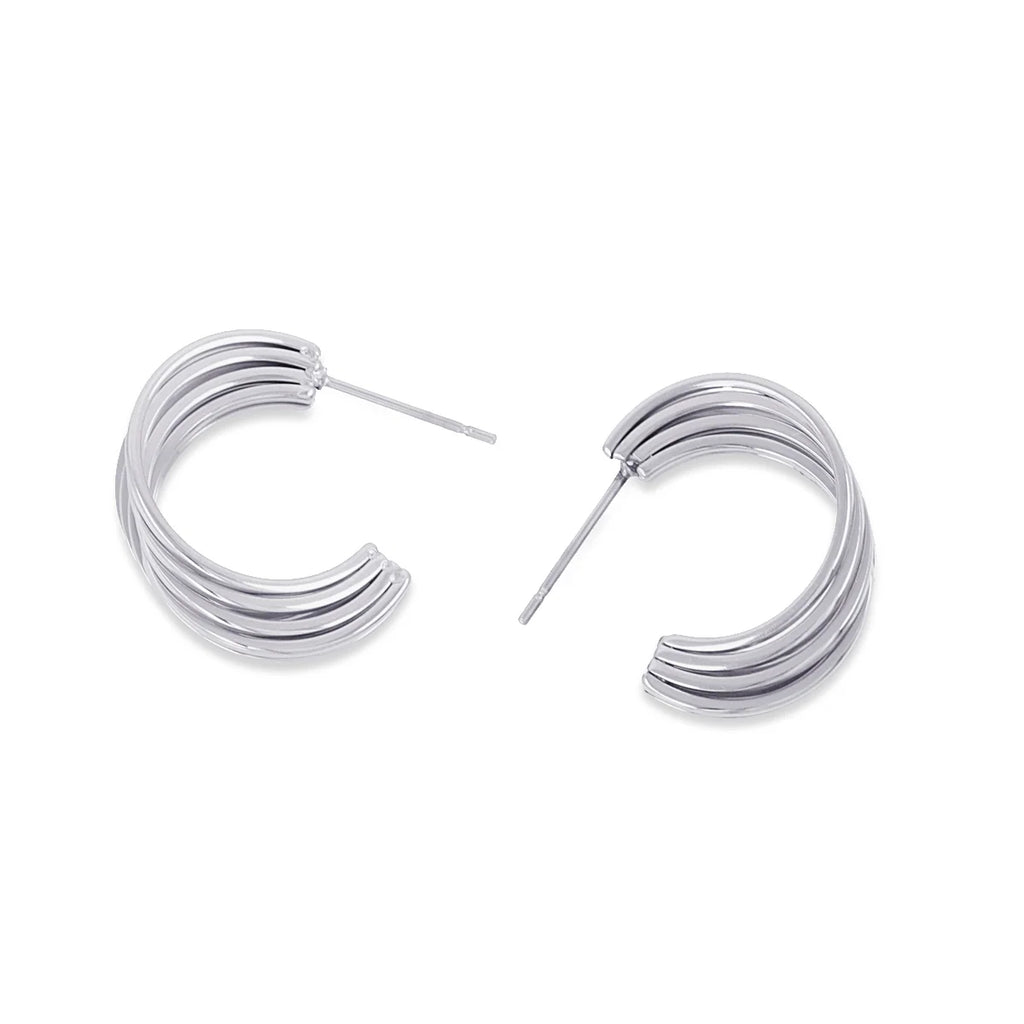 Orecchini Anartxy donna a cerchio multifilo ESSENTIAL