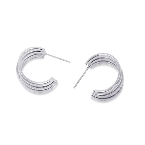 Orecchini Anartxy donna a cerchio multifilo ESSENTIAL