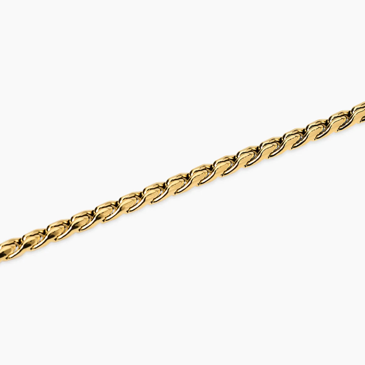 Bracciale Kidult uomo   in acciaio dorato con catena cardano