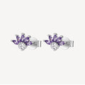 Orecchini argento Fancy Magic purple Fiorellino
