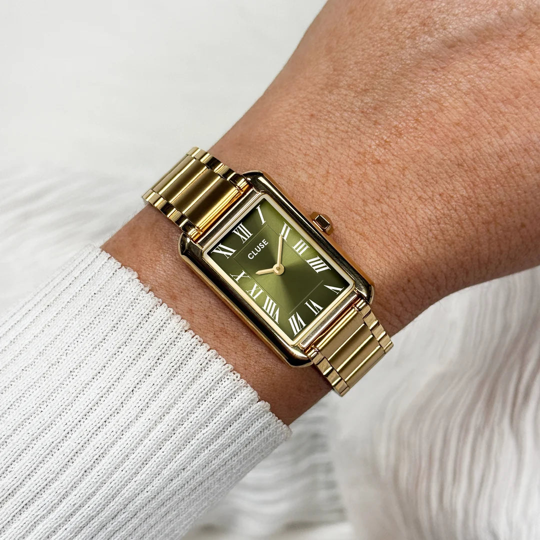 Orologio Cluse donna Belisenna Olive, Gold Colour