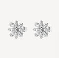 Orecchini argento Fancy infinite white a lobo Fiore