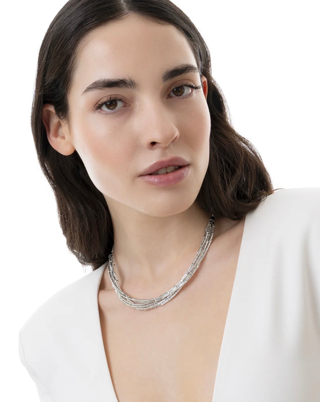 Collana Vestopazzo donna multifilo con barrette