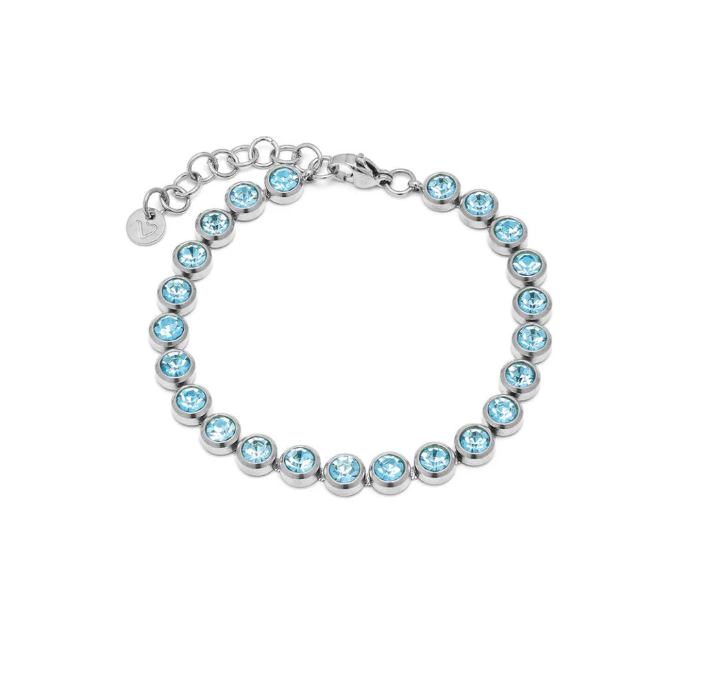 Bracciale Vestopazzo donna con zirconi tondi