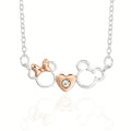 Collana Disney bimba Minnie e Mickey