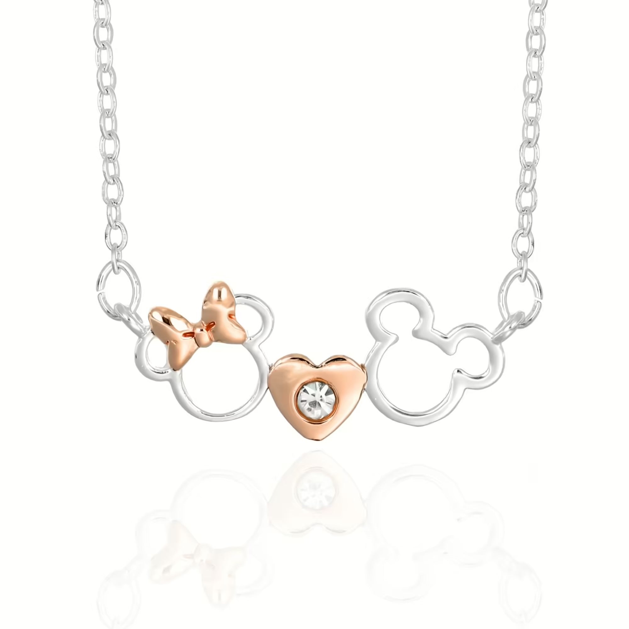 Collana Disney bimba Minnie e Mickey