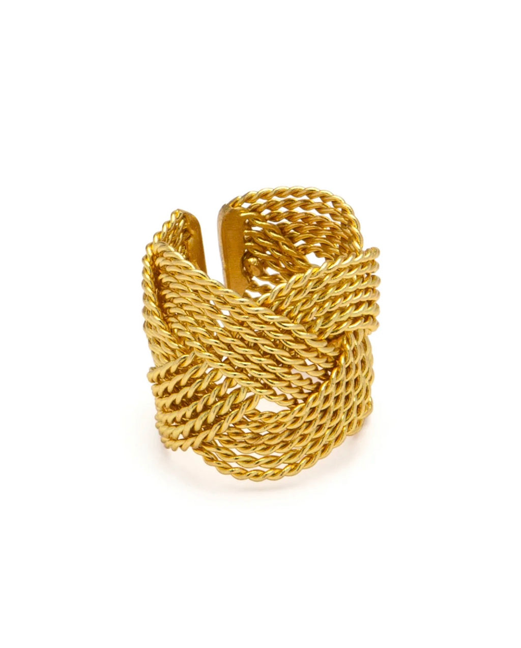 Anello Vestopazzo donna intrecciato