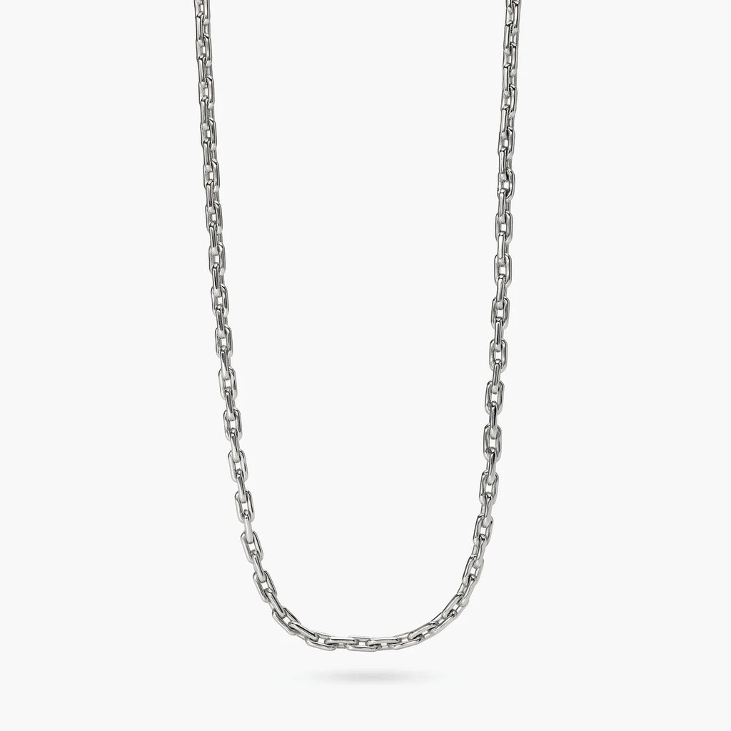 Collana Kidult uomo con maglie allungate in acciaio