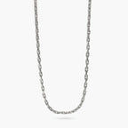 Collana Kidult uomo con maglie allungate in acciaio