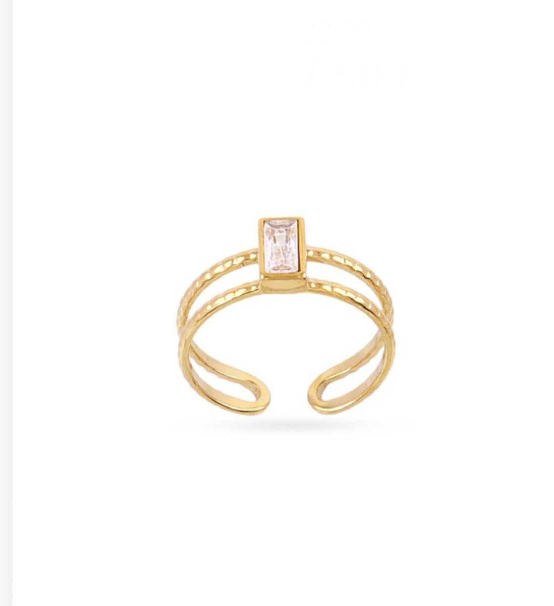 Anello Anartxy donna ZIRCONIA con punto luce