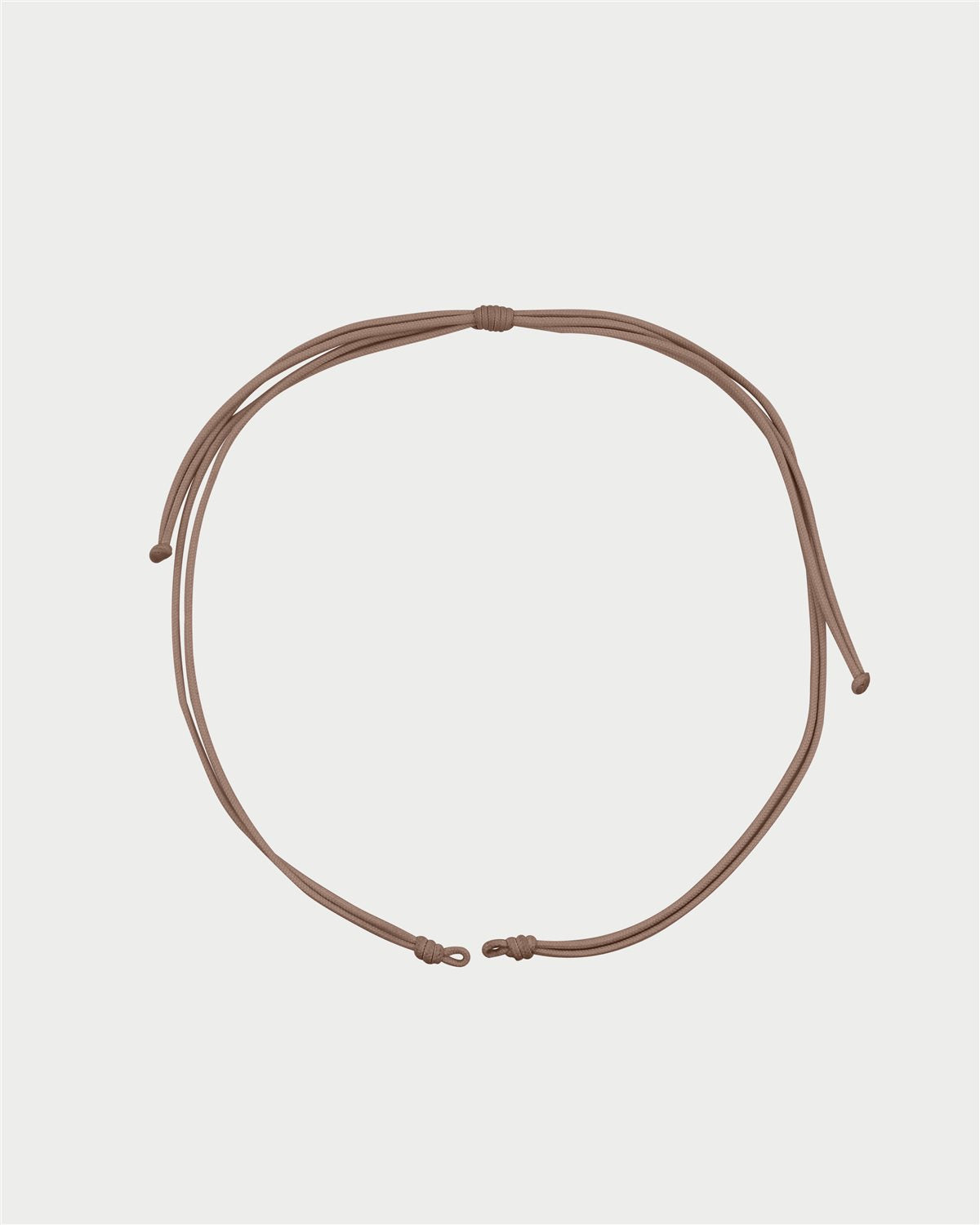 Collana Rue des Mille CHARMBAR girocollo soft cord Base fango