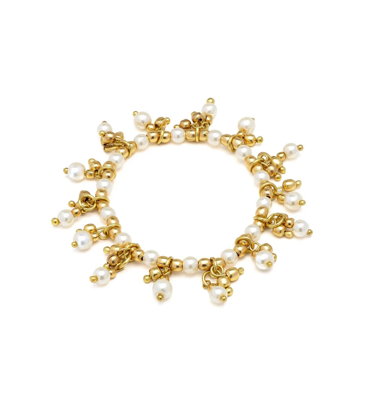 Bracciale Vestopazzo donna con perle e ciondoli