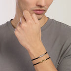 Bracciale Mabina Uomo nylon con nodo centrale da uomo IL MARINAIO