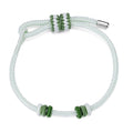 Bracciale regolabile verde Rosato