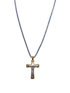 Collana uomo Héctor Croce con Gesù