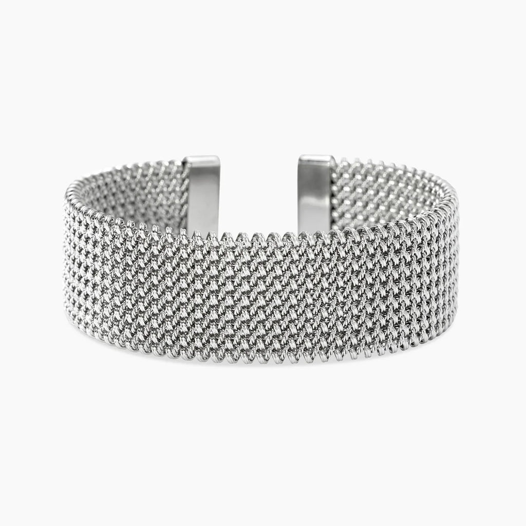 Bracciale Kidult donna cuff con maglia mesh
