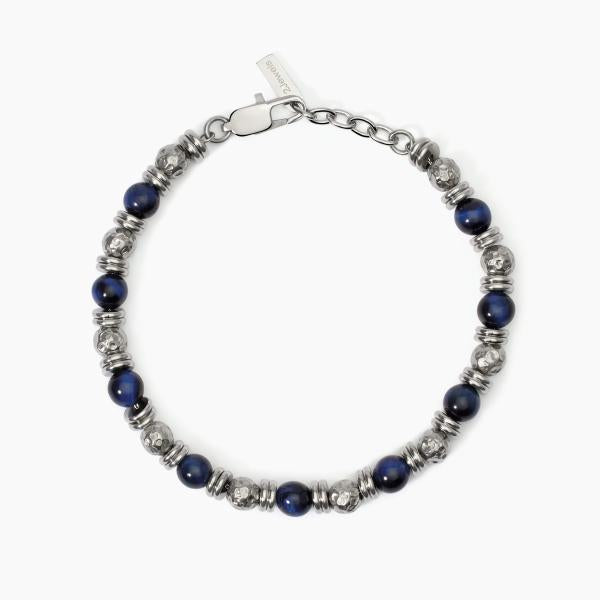 Bracciale 2Jewels uomo pietre blu