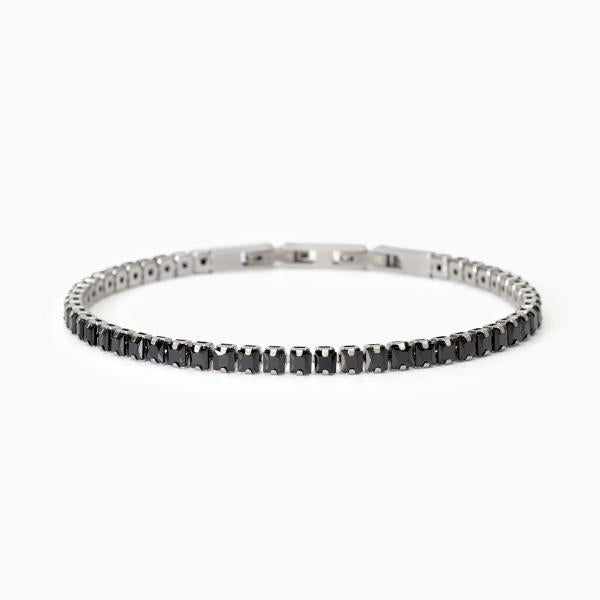 Bracciale 2Jewels uomo tennis nero