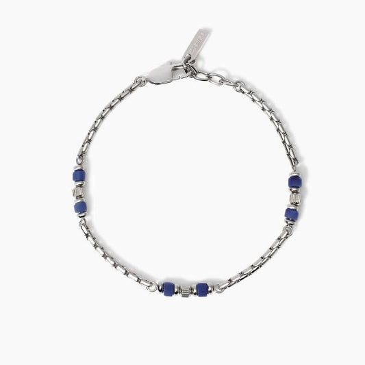 Bracciale 2Jewels uomo Station Sodalite blu