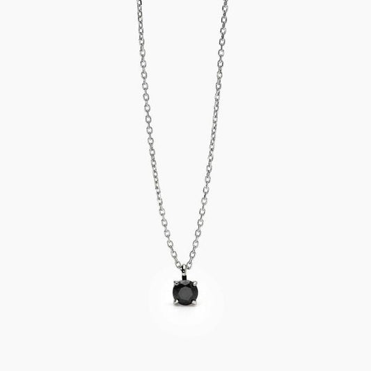 Collana 2Jewels uomo Punto luce nero