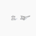 Orecchini Mabina donna Punto luce quadrato  3mm