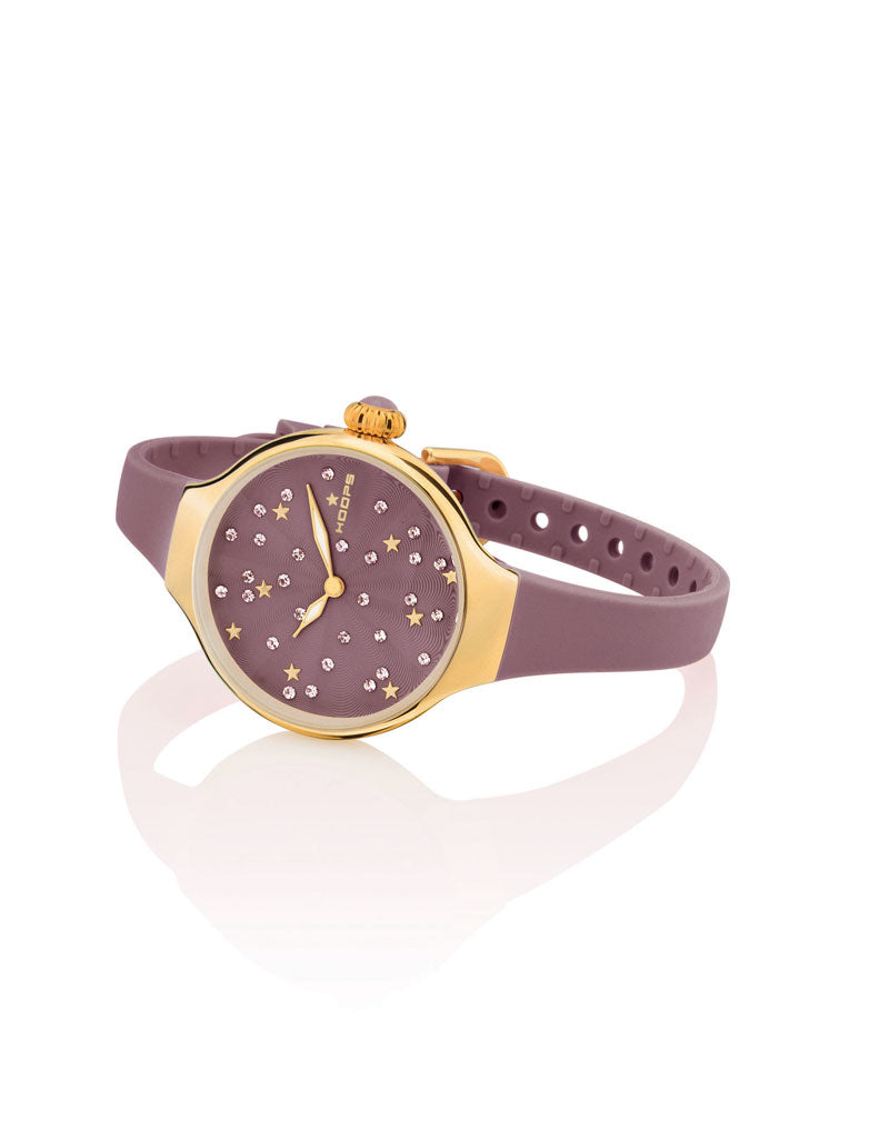 Orologio Hoops donna Nouveau Chérie Sliding Star Gold Uva