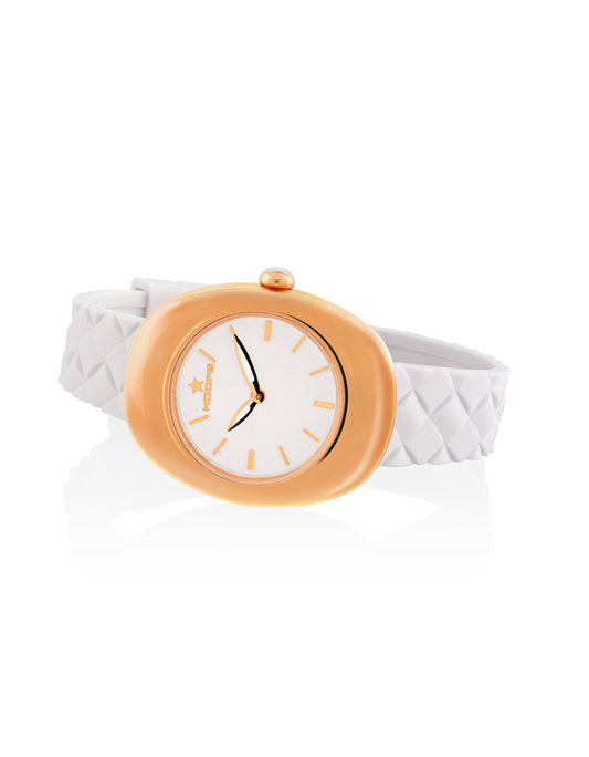 Orologio Hoops donna Nuage Rose Gold White