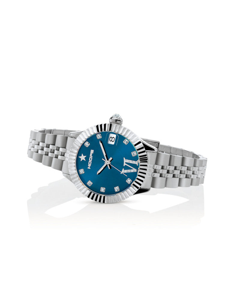 Orologio Hoops donna Luxury Silver Blu