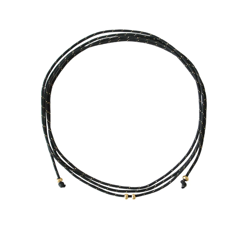 Collana Rue des Mille CHARMBAR girocollo soft cord Base nero