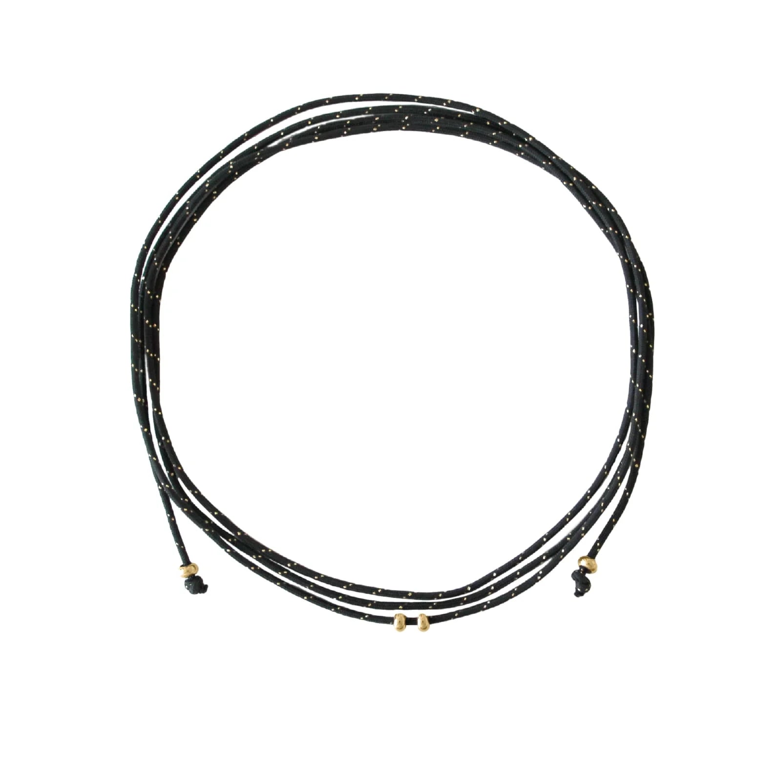 Collana Rue des Mille CHARMBAR girocollo soft cord Base nero
