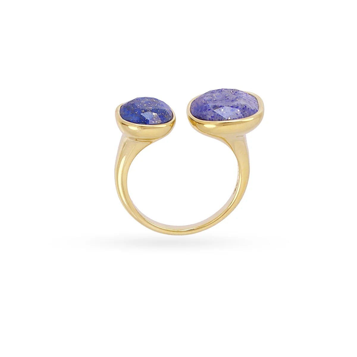 Anello Anartxy donna SPIRIT doppia pietra blu